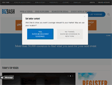 Tablet Screenshot of bizbash.com
